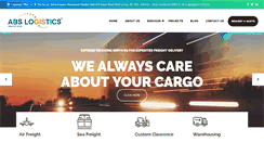 Desktop Screenshot of abslogistics.in