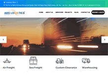 Tablet Screenshot of abslogistics.in